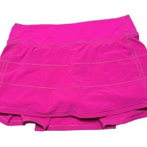 Lululemon Pace Rival Running / Tennis Skirt Skort 6 Ripened Raspberry